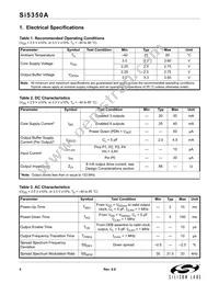 SI5350A-A-GUR Datasheet Page 4