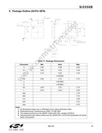 SI5350B-A-GUR Datasheet Page 21