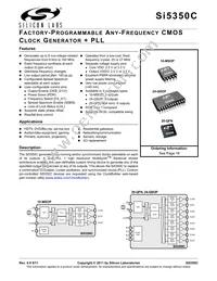 SI5350C-A-GMR Datasheet Cover
