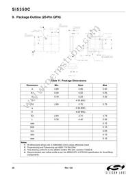SI5350C-A-GMR Datasheet Page 20