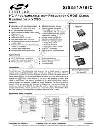 SI5351C-A-GUR Datasheet Cover