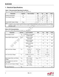 SI5355A-B08705-GM Datasheet Page 4