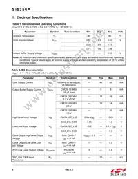 SI5356A-A-GM Datasheet Page 4