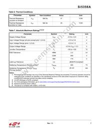 SI5356A-A-GM Datasheet Page 7