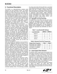 SI5364-F-BC Datasheet Page 16