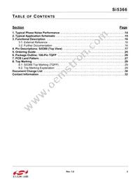 SI5366-C-GQR Datasheet Page 3