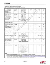 SI5369A-C-GQ Datasheet Page 10