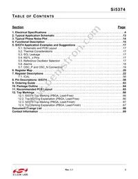 SI5374C-A-BL Datasheet Page 3