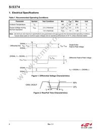 SI5374C-A-BL Datasheet Page 4