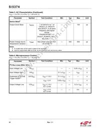 SI5374C-A-BL Datasheet Page 10