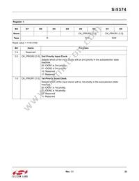 SI5374C-A-BL Datasheet Page 23