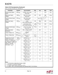 SI5376B-A-BL Datasheet Page 6