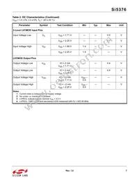 SI5376B-A-BL Datasheet Page 7