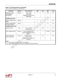 SI5376B-A-BL Datasheet Page 9