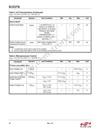 SI5376B-A-BL Datasheet Page 10