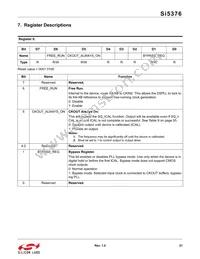 SI5376B-A-BL Datasheet Page 21