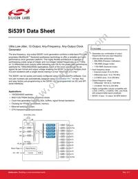 SI5391P-A-GMR Datasheet Cover