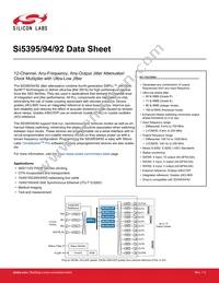 SI5395J-A-GM Datasheet Cover