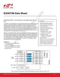 SI5397C-A-GM Datasheet Cover