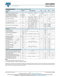 SI5415AEDU-T1-GE3 Datasheet Page 2