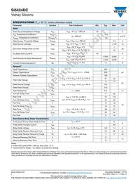 SI5424DC-T1-GE3 Datasheet Page 2