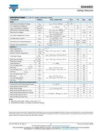 SI5440DC-T1-GE3 Datasheet Page 2