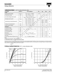 SI5443DC-T1-GE3 Datasheet Page 2