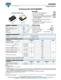 SI5448DU-T1-GE3 Datasheet Cover