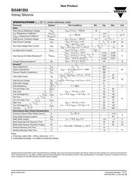 SI5481DU-T1-GE3 Datasheet Page 2
