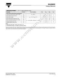 SI5499DC-T1-E3 Datasheet Page 3