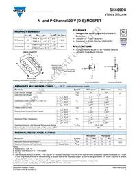 SI5509DC-T1-GE3 Datasheet Cover