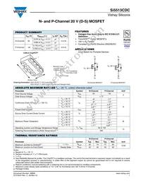 SI5513CDC-T1-E3 Datasheet Cover