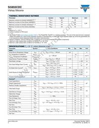 SI5855CDC-T1-E3 Datasheet Page 2