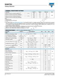 SI5857DU-T1-GE3 Datasheet Page 2