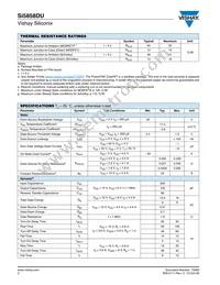 SI5858DU-T1-GE3 Datasheet Page 2