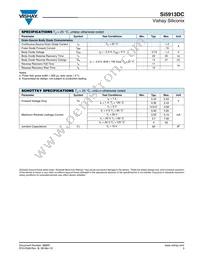 SI5913DC-T1-E3 Datasheet Page 3