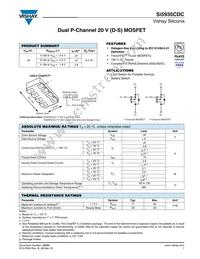 SI5935CDC-T1-E3 Datasheet Cover