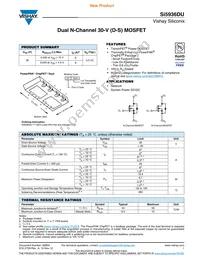 SI5936DU-T1-GE3 Datasheet Cover