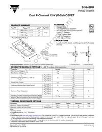 SI5943DU-T1-GE3 Datasheet Cover