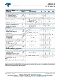 SI5948DU-T1-GE3 Datasheet Page 2