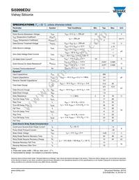 SI5999EDU-T1-GE3 Datasheet Page 2