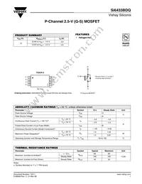 SI6433BDQ-T1-GE3 Datasheet Cover