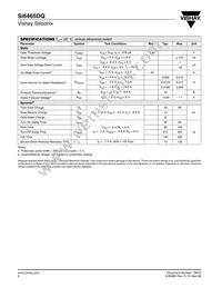 SI6465DQ-T1-GE3 Datasheet Page 2