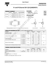 SI6562CDQ-T1-GE3 Datasheet Cover