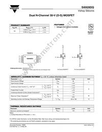 SI6928DQ-T1-GE3 Datasheet Cover