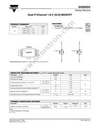 SI6969DQ-T1-GE3 Datasheet Cover