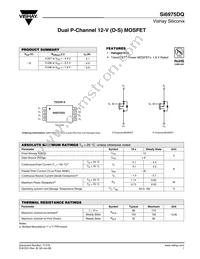 SI6975DQ-T1-E3 Datasheet Cover