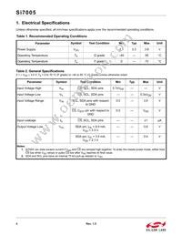 SI7005-B-GMR Datasheet Page 4