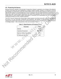 SI7013-A20-YM1 Datasheet Page 19