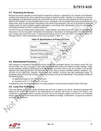 SI7015-A20-GM1R Datasheet Page 17
